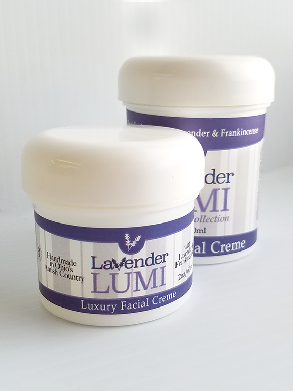 Handmade natural facial moisturizer – Amish Country skincare.