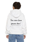 Skincare Hoodie — "I Love My Skin" Cozy Promo Sweatshirt