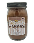 Banana Nut Jar Candle 120 hour burn time
