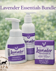 Lavender Essentials Bundle – Natural Lavender Soap, Lotion & Foaming Hand Soap