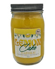 LemonCake 15oz Jar Candle 120 Hour Burn Time