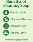 foaming soap benefits