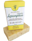 Handmade lemongrass bar soap – cold process essential oil soap