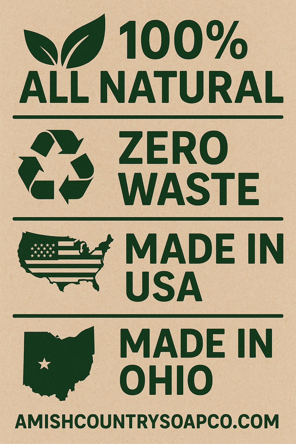 Natural zero waste USA Ohio