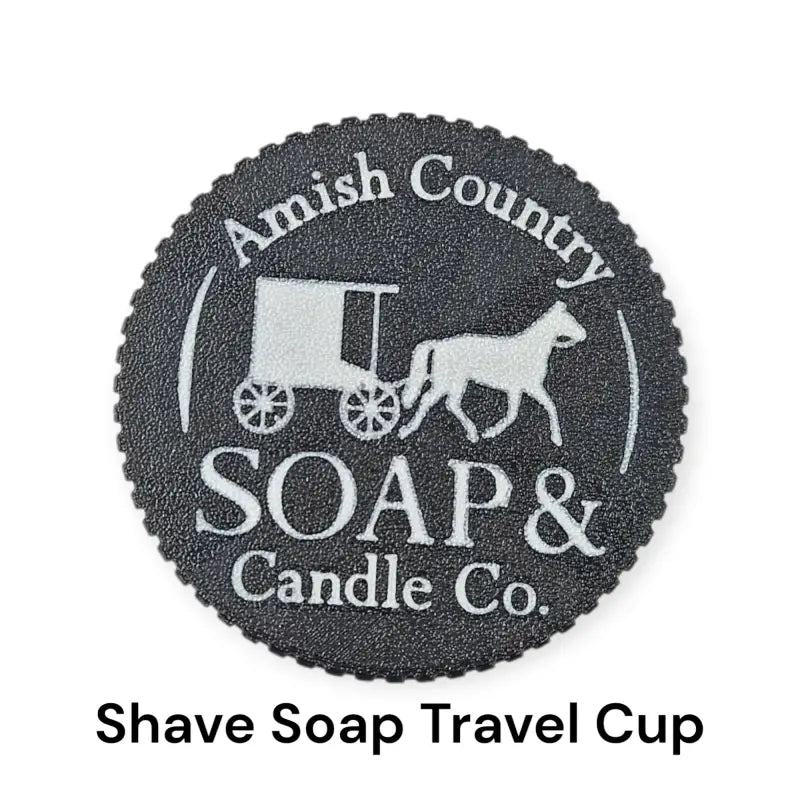 Shave Soap Travel Cup with Screw-Top Lid