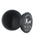 Shave Soap Travel Cup with Screw-Top Lid