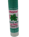 Sweet mint natural lip balm – handmade beeswax formula
