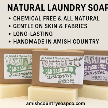 Natural Laundry Soap & Wool Dryer Balls | Chemical Free Cleaning
