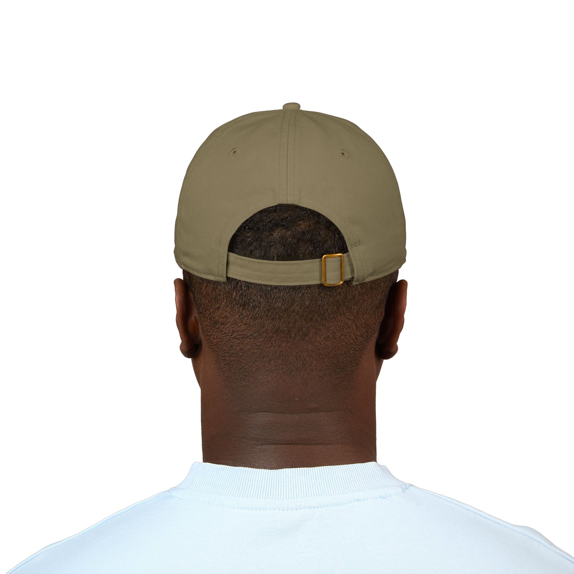Embroidered Organic Baseball Cap - "Get Dirty! Get Clean!" Logo