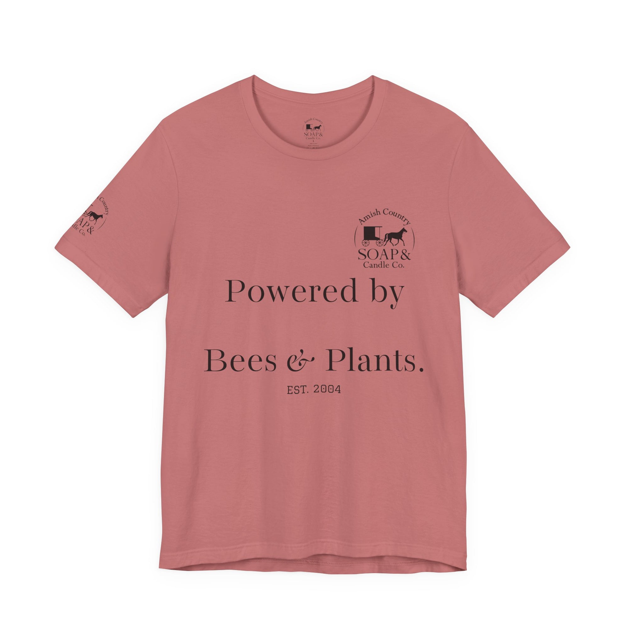 Powered by Bees &amp; Plants T-Shirt — “Made the Old Way on Purpose”