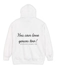 Skincare Hoodie — "I Love My Skin" Cozy Promo Sweatshirt