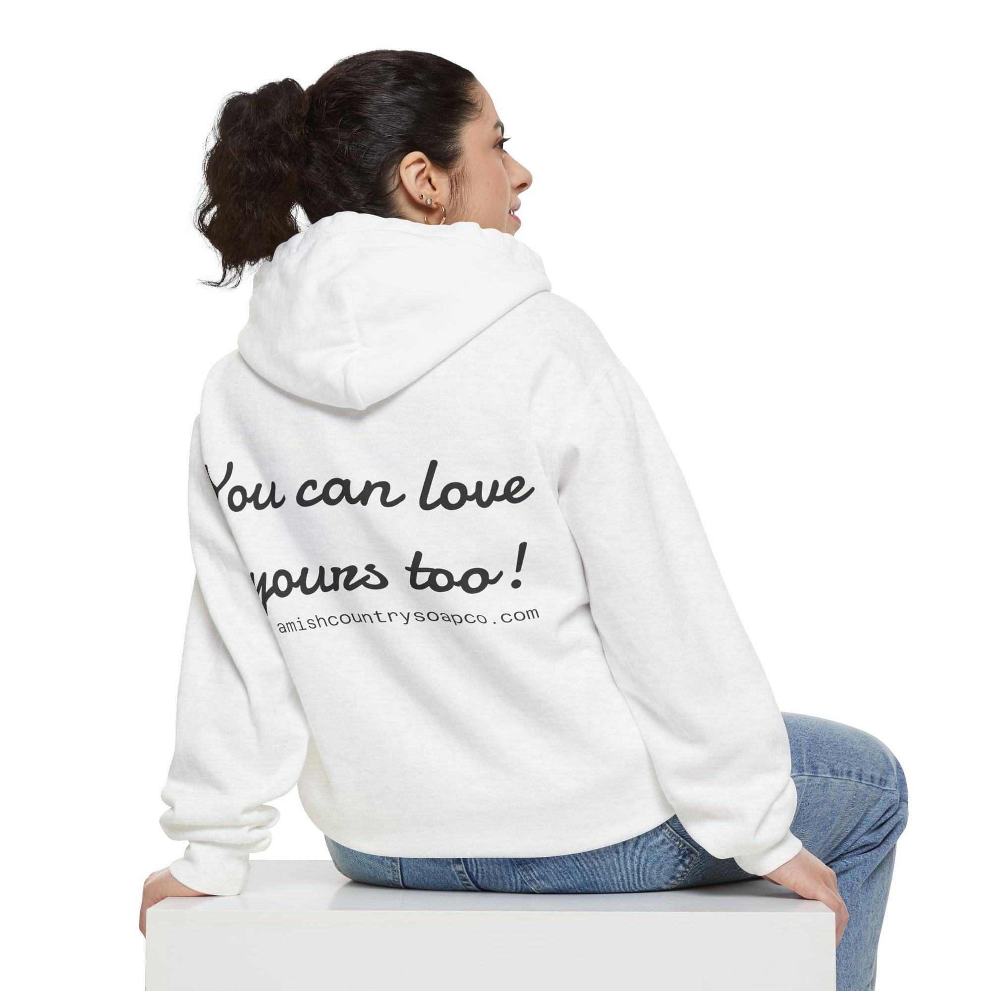Skincare Hoodie — "I Love My Skin" Cozy Promo Sweatshirt