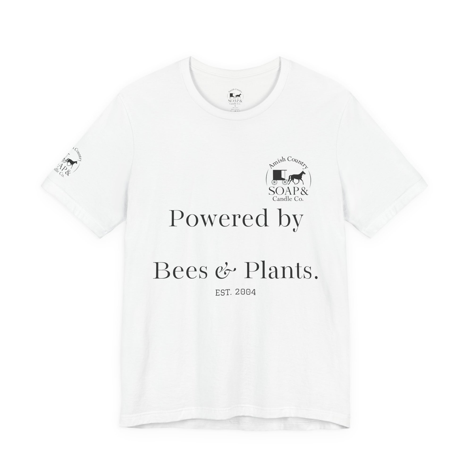 Powered by Bees &amp; Plants T-Shirt — “Made the Old Way on Purpose”