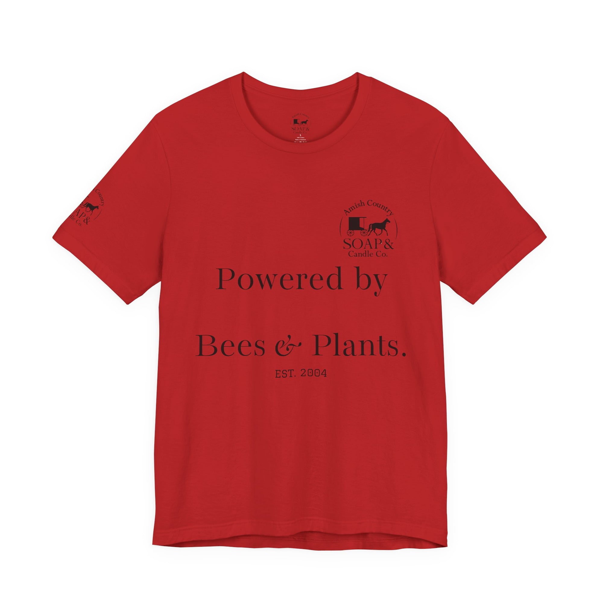 Powered by Bees &amp; Plants T-Shirt — “Made the Old Way on Purpose”