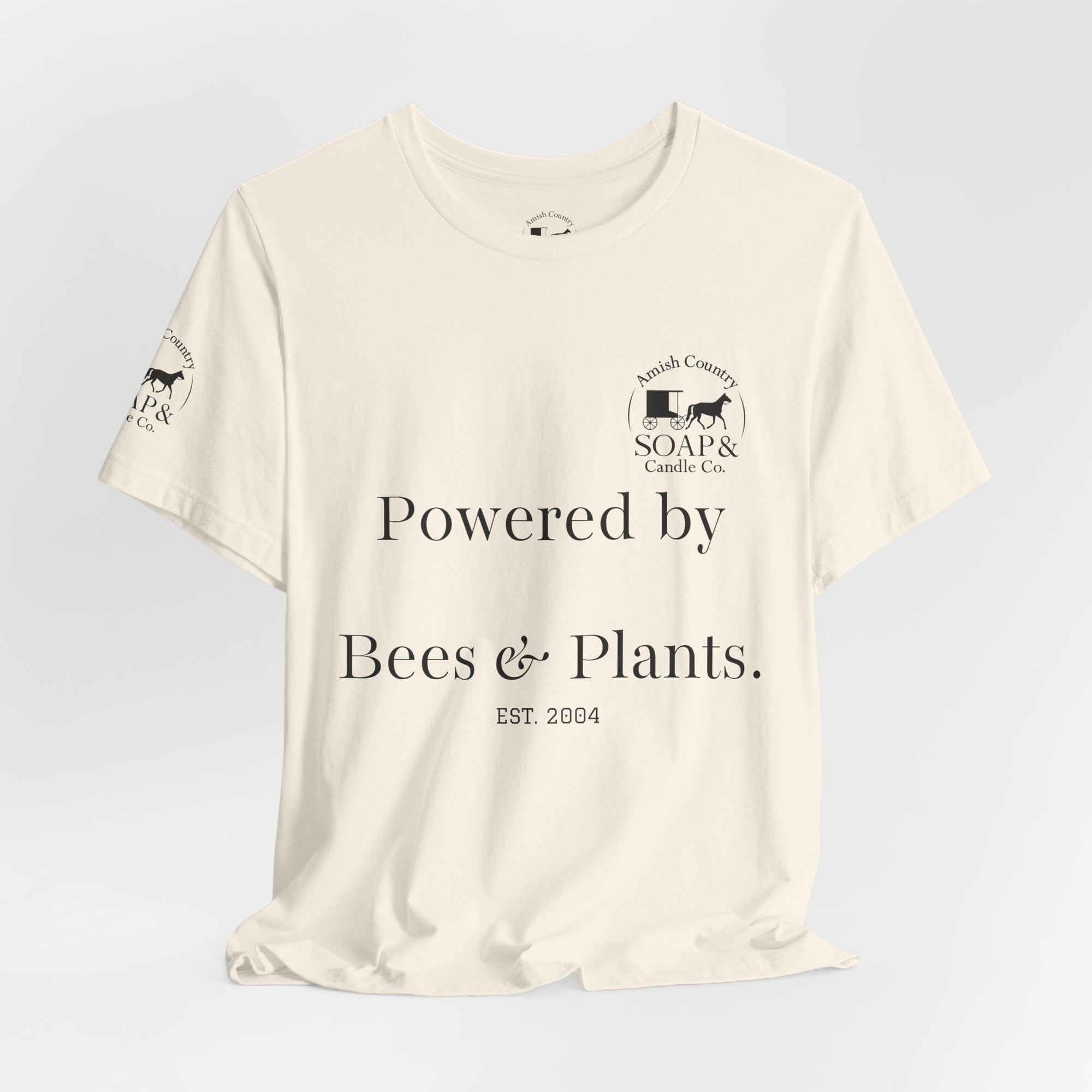 Powered by Bees &amp; Plants T-Shirt — “Made the Old Way on Purpose”