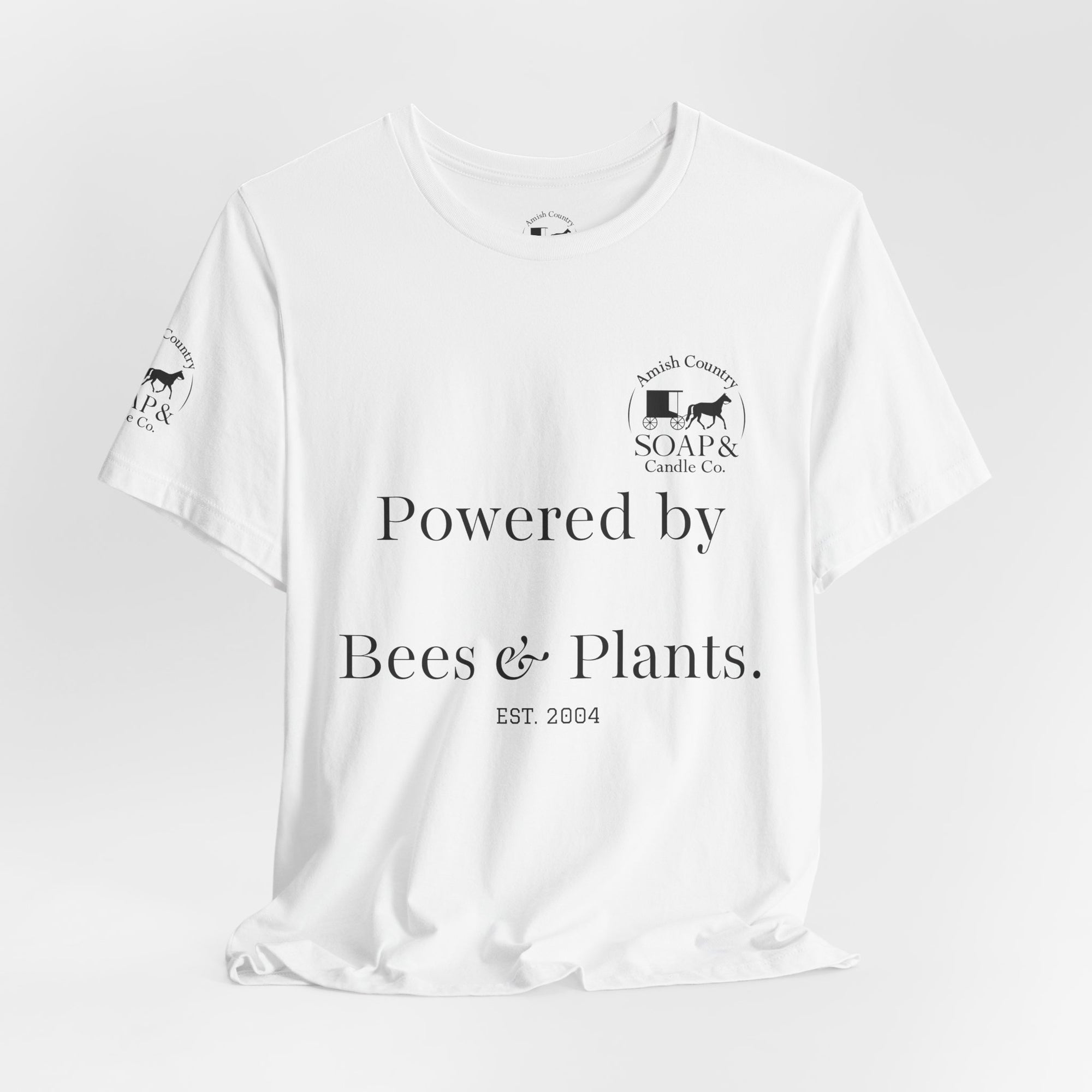 Powered by Bees &amp; Plants T-Shirt — “Made the Old Way on Purpose”