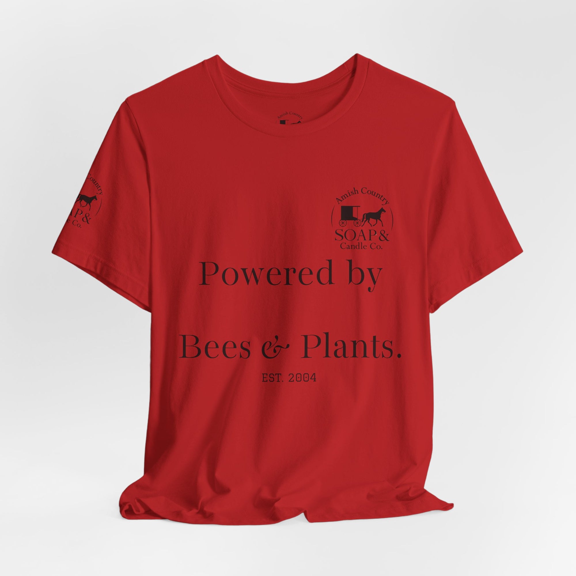 Powered by Bees &amp; Plants T-Shirt — “Made the Old Way on Purpose”
