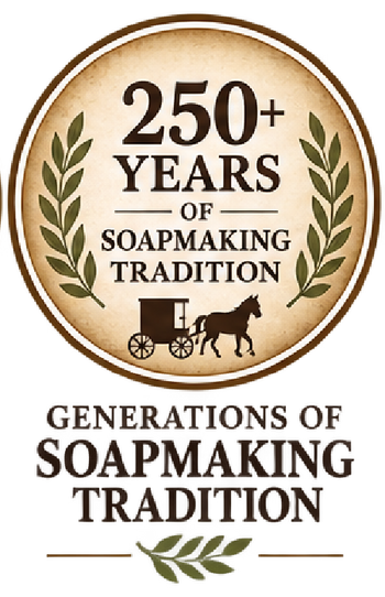 Our family is the oldest soapmaking family in the US, we started before the Revolutionary War, Amish Country Soap Company