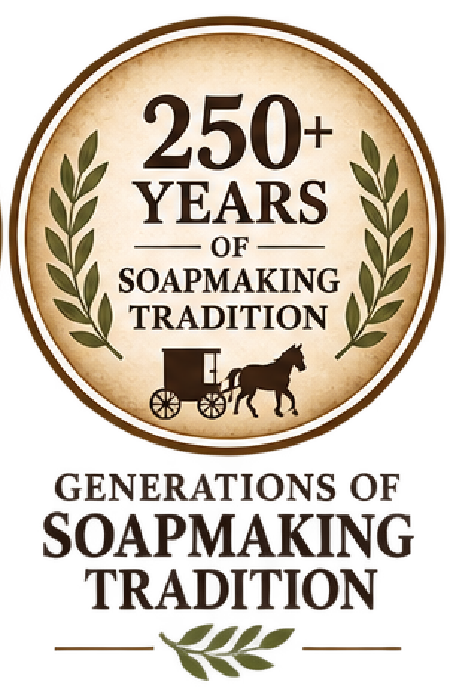 Our family is the oldest soapmaking family in the US, we started before the Revolutionary War, Amish Country Soap Company