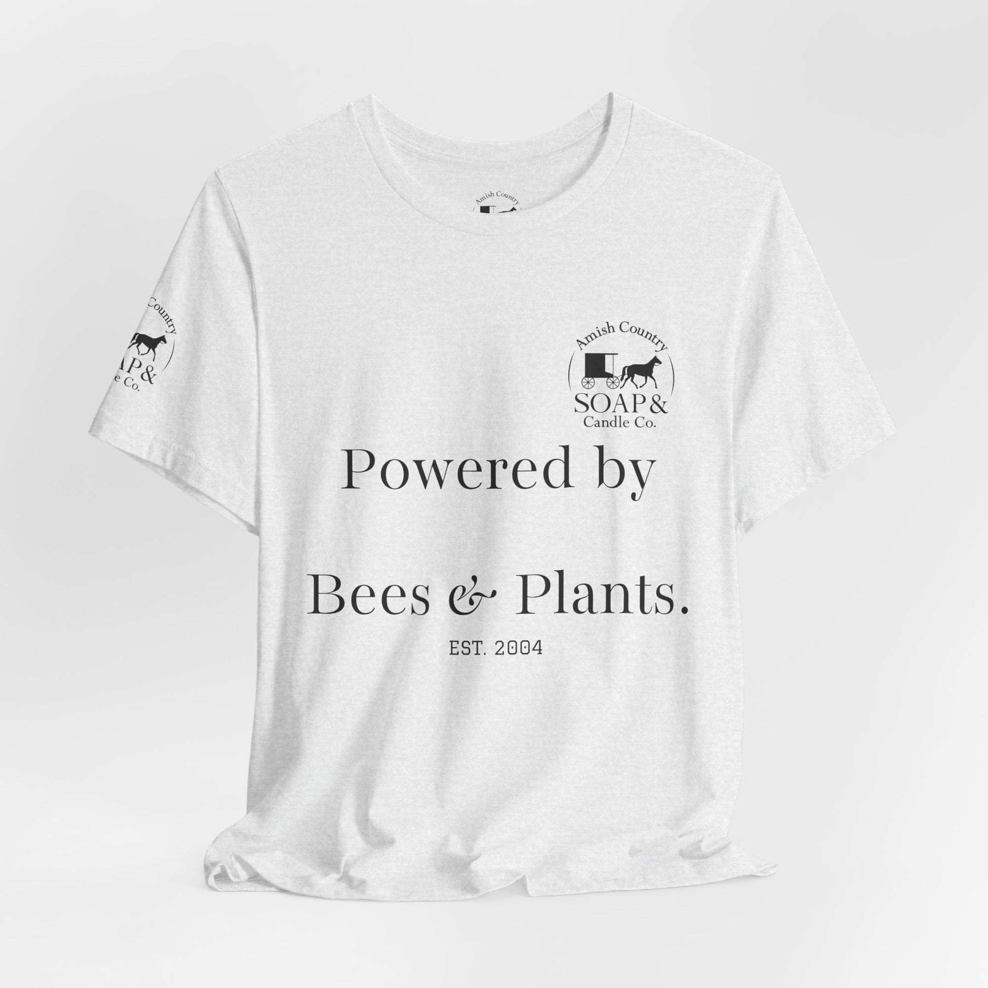 Powered by Bees &amp; Plants T-Shirt — “Made the Old Way on Purpose”