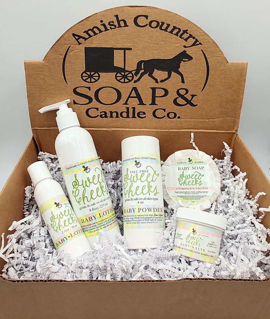 Sweet Cheeks Baby Shower Gift Basket image 0