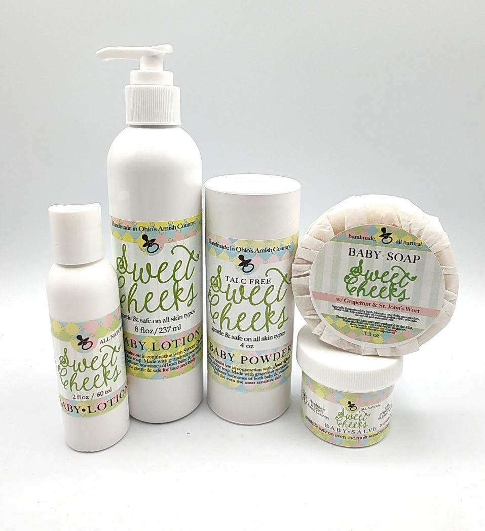 Sweet Cheeks Baby Shower Gift Basket image 1