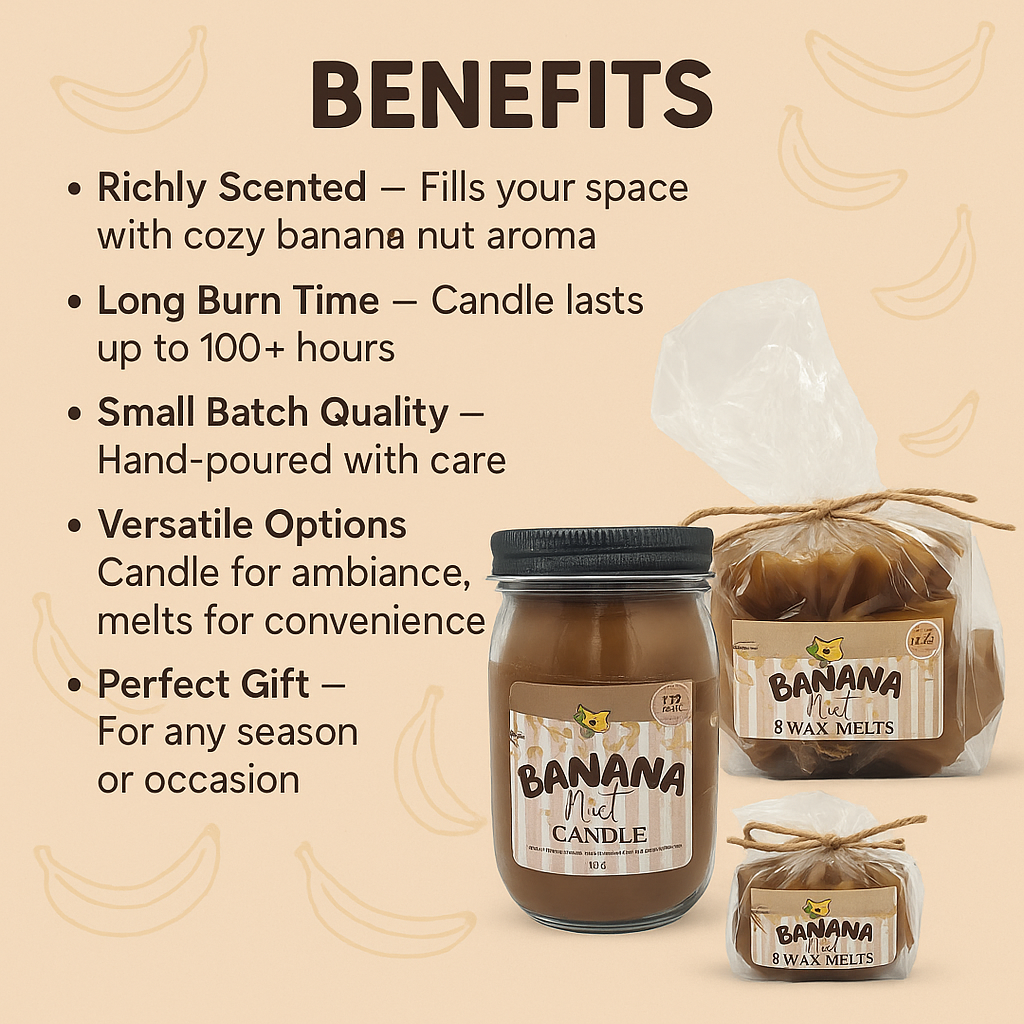 Banana Nut Candle Melt Benefits