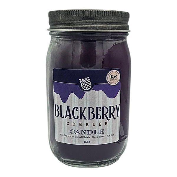 Blackberry Cobbler 15oz Jar Candle 120 hour burn time