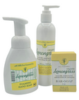 Lemongrass Essentials Bundle – Natural Lemongrass Soap, Lotion & Foaming Hand Soap