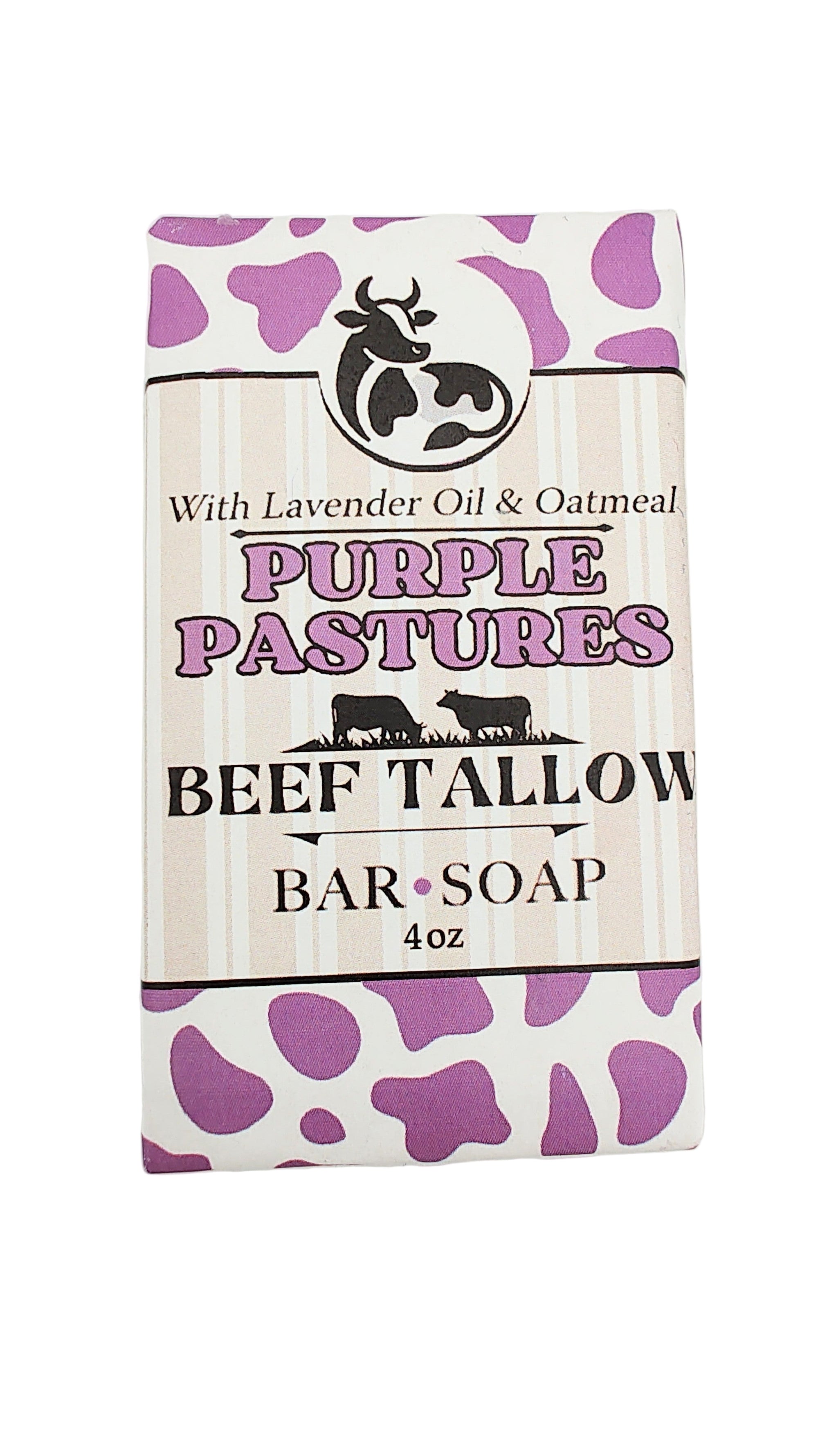 Purple Pastures Bar Soap Front