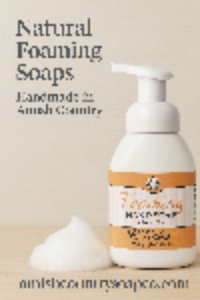 Handmade natural foaming soap – chemical-free hand wash.