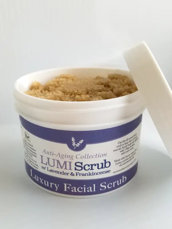 Lavender LUMI Exfoliator | 8oz Luxury Facial Scrub