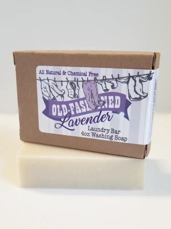 Old Fashioned Laundry Bar | Lavender | 4oz
