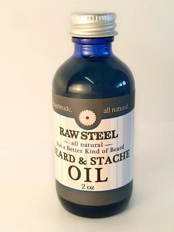 Raw Steel | Beard &amp; Stache Oil 2oz