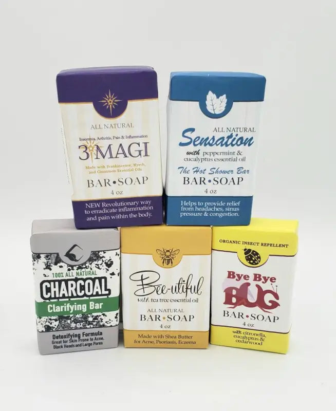 Relieving Herbs Soap 5 Pack Medicinal Soap Bars