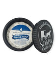 Shave Soap Travel Cup with Screw-Top Lid
